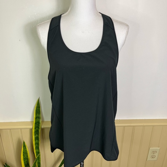 Lululemon Love Pleated Tank Top Black ~10 Racerback Relaxed Fit Yoga Loungewear - Picture 1 of 12